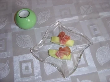 Galia Melone mit Schinken - Rezept