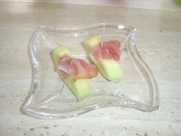 Galia Melone mit Schinken - Rezept - Bild Nr. 3