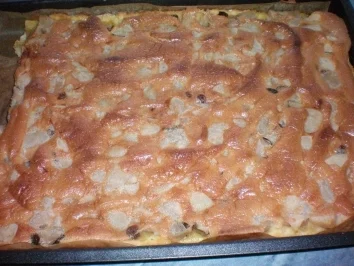 Apfelkuchen mit Baiserschicht - Rezept