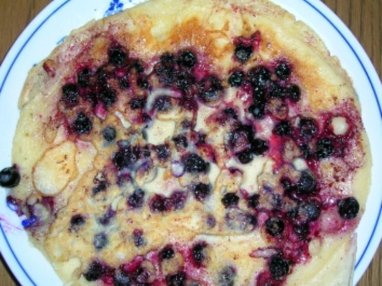 Blaubeerpfannkuchen lecker und schnell gemacht - Rezept mit Bild ...