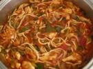 Hähnchenpfanne mit Nudeln - Rezept