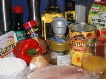 Pangasius - Filet süßsauer, mit Ananas und Paprika - Rezept - Bild Nr. 2