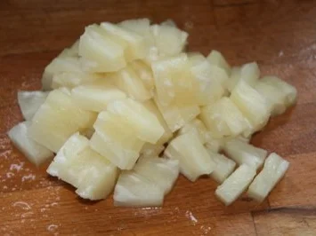 Pangasius - Filet süßsauer, mit Ananas und Paprika - Rezept - Bild Nr. 4