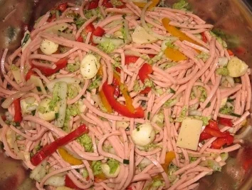 Rezept: Sommerlicher Wurstsalat Sommerlicher Wurstsalat - Rezept