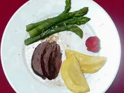 Geschmorte Rehschulter an Portweinsoße mit Maronentortelloni - Rezept