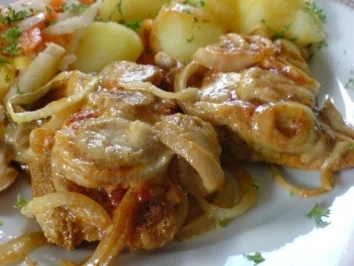 Rezept: Champignon-Schnitzel Bild Nr. 2 Champignon-Schnitzel - Rezept - Bild Nr. 2