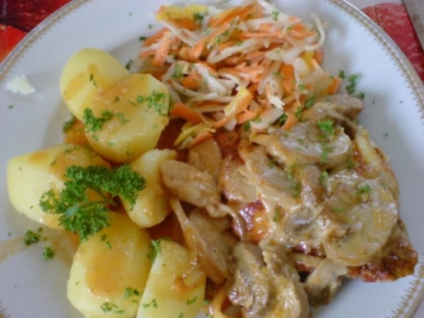 Champignon-Schnitzel - Rezept mit Bild - kochbar.de