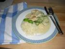 Überbackene Zucchini mit Schafskäse und Schweinefilet - Rezept