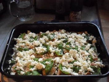 Überbackene Zucchini mit Schafskäse und Schweinefilet - Rezept - Bild Nr. 5