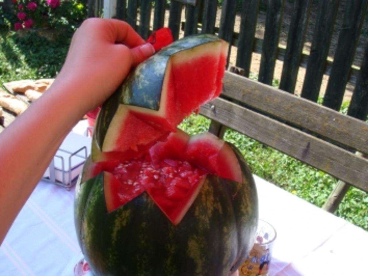 Wassermelonenbowle - Rezept