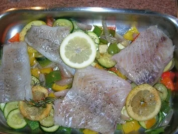 Rezept: Seelachs Provencal Bild Nr. 3 Seelachs Provencal - Rezept - Bild Nr. 3