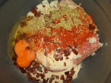 Rezept: Italienisch angehauchte Ofenfleischküchle Bild Nr. 2 Italienisch angehauchte Ofenfleischküchle - Rezept - Bild Nr. 2