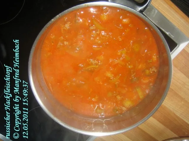 Hackfleisch - russischer Hackfleischtopf - Rezept - Bild Nr. 2
