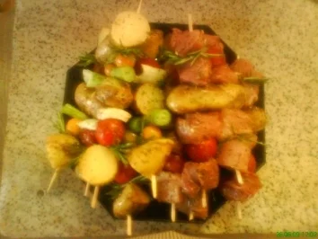 Gemüsespieße - Rezept