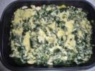 Hähnchen - Spinatauflauf mit Gorgonzola - Rezept