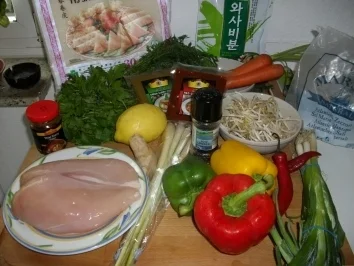 Asiatische Frühlingsrollen - Rezept - Bild Nr. 2