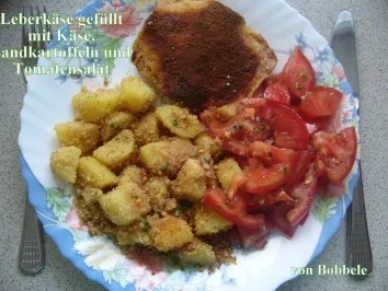 Rezept: Beilage: Käse schlüpft in Leberkäse Bild Nr. 2 Beilage: Käse schlüpft in Leberkäse - Rezept - Bild Nr. 2