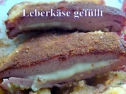 Rezept: Beilage: Käse schlüpft in Leberkäse Beilage: Käse schlüpft in Leberkäse - Rezept