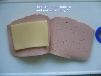 Rezept: Beilage: Käse schlüpft in Leberkäse Bild Nr. 3 Beilage: Käse schlüpft in Leberkäse - Rezept - Bild Nr. 3