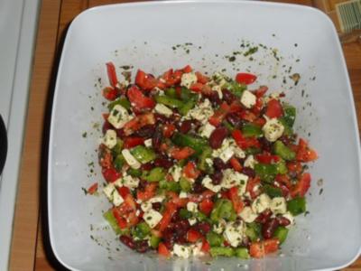 Mediteraner Paprikasalat - Rezept