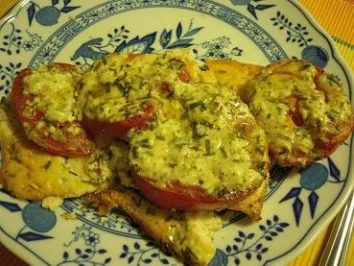 Putenschnitzel, überbacken - Rezept