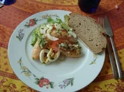 Abendbrot - Cervelas - Wurstsalat  ( Fleischwurst  - Brühwurst ) - Rezept