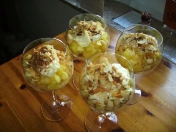 Rezept: Vanillecreme mit Apfel & Pflaumen Bild Nr. 3 Vanillecreme mit Apfel & Pflaumen - Rezept - Bild Nr. 3