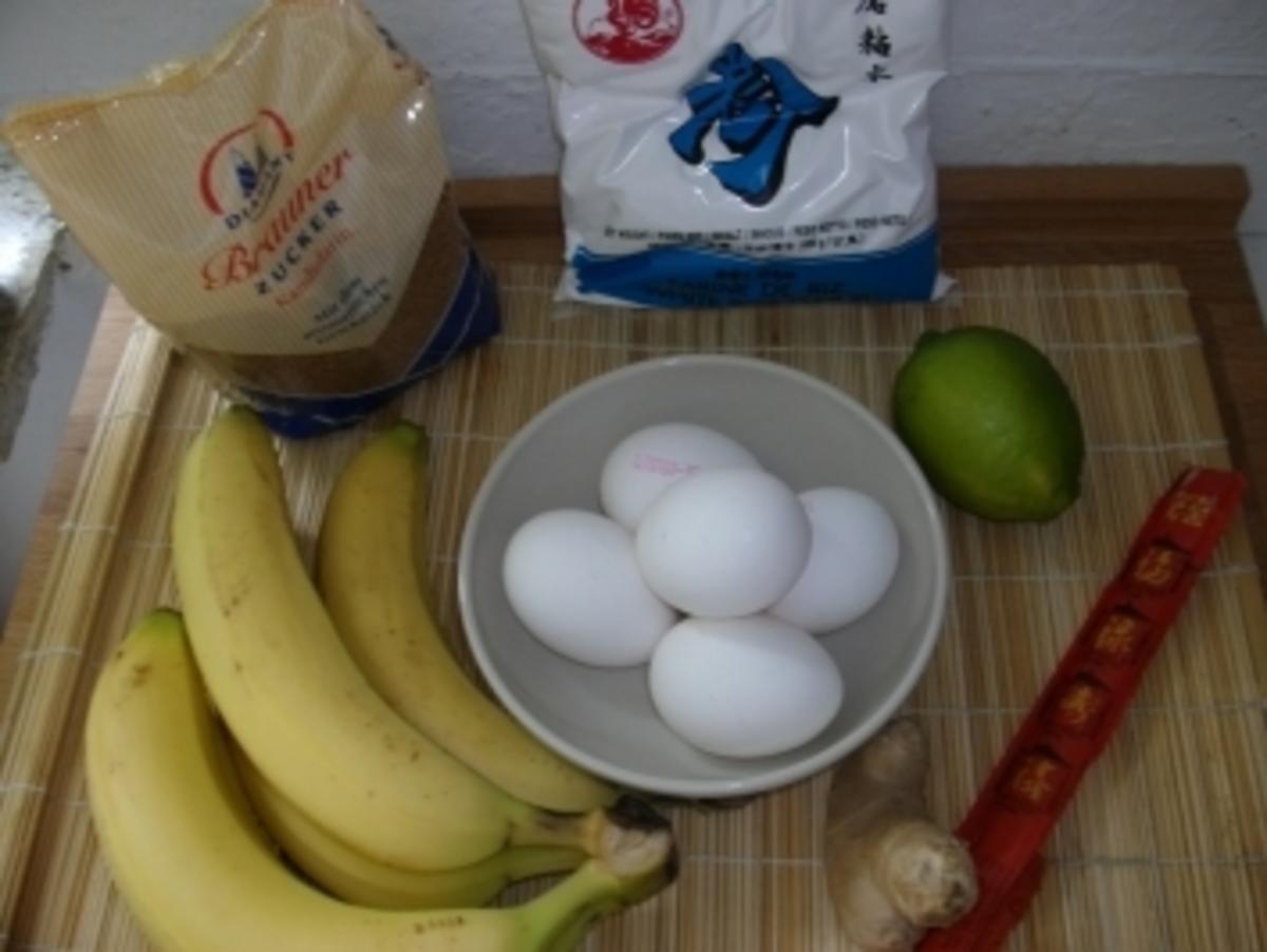 Asiatisches Bananen Reismehl-Gebäck - Rezept - Bild Nr. 2