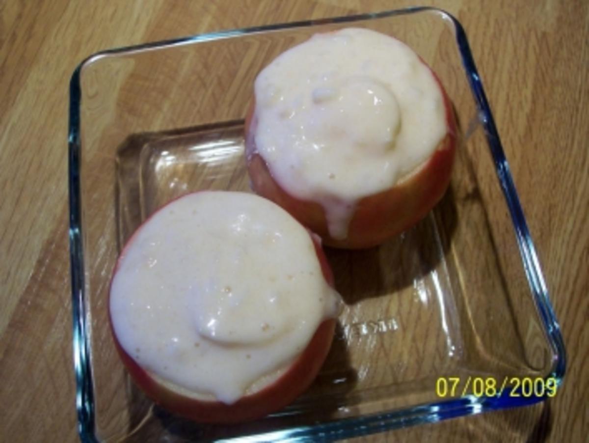 Apfelbauch, gefüllt mit Milchreis und Nuss - Rezept - Bild Nr. 3
