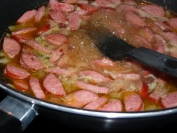 Rezept: Blumenkohl-Kartoffel-Auflauf mit Kabanossi Bild Nr. 6 Blumenkohl-Kartoffel-Auflauf mit Kabanossi - Rezept - Bild Nr. 6