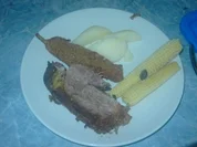 Lammkeule mit Pistazien - Ingwer-Marinade - Rezept