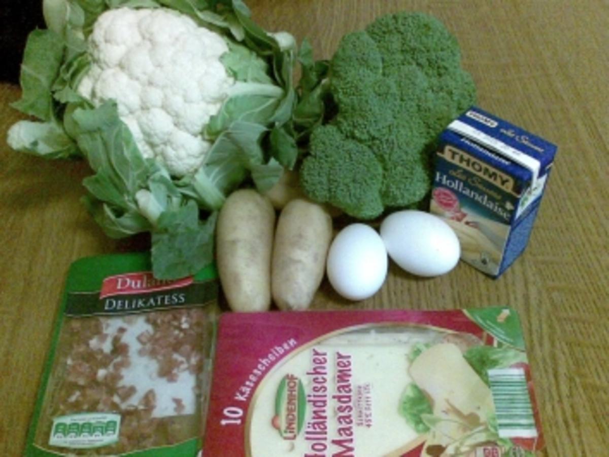 Blumenkohl-Broccoli-Gratin - Rezept - Bild Nr. 2