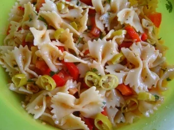 Scharfer Nudelsalat - Rezept