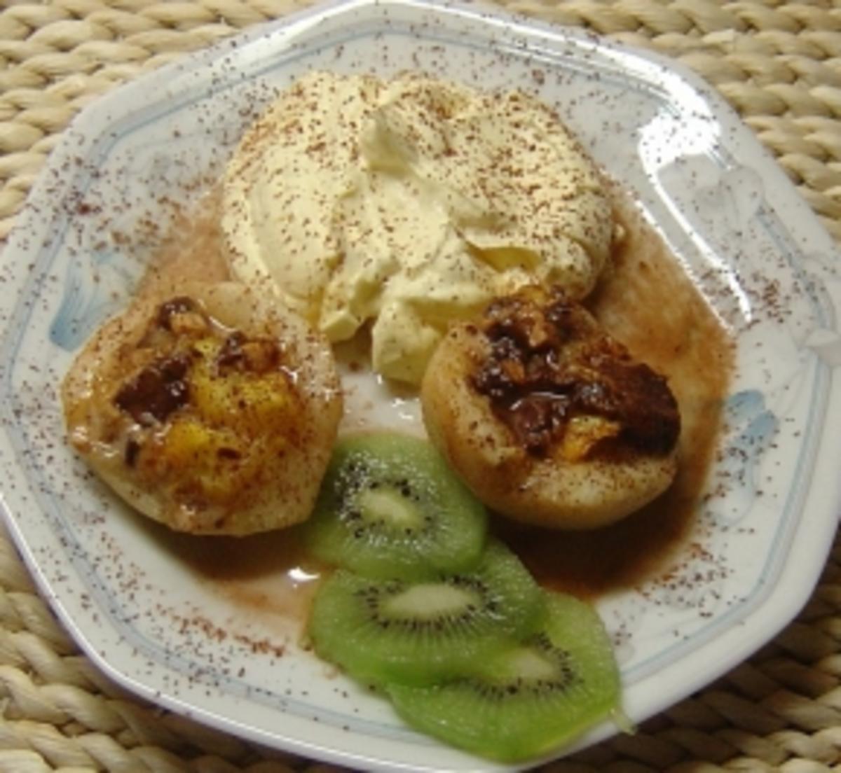 Birnendessert mit Snickers - Rezept Gesendet von klaus56