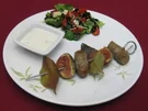Merguez-Feigen-Spieß mit Joghurt-Dip - Rezept