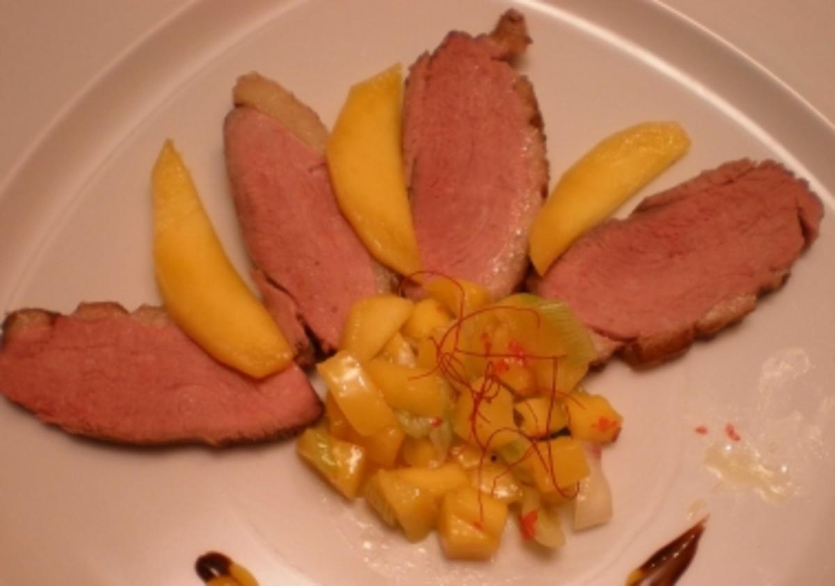 Salat von der Entenbrust und Mango - Rezept - kochbar.de