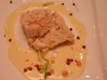 Forellenpastete an Weißweinsoße - Rezept