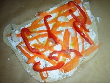 Rezept: Pizza "Küstenstrand" Bild Nr. 6 Pizza "Küstenstrand" - Rezept - Bild Nr. 6