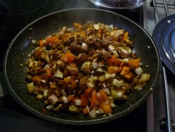 Alles in eine Pfanne - Rezept