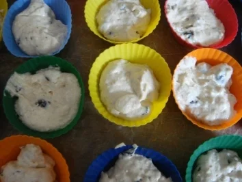 Muffins: Heidelbeermuffins - Rezept