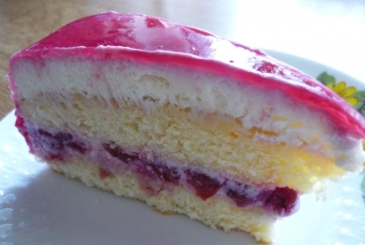 Kirsch - Quark - Torte - Rezept