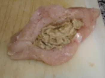 Piccata von der Hähnchenbrust mit Steinpilzfüllung - Rezept - Bild Nr. 4