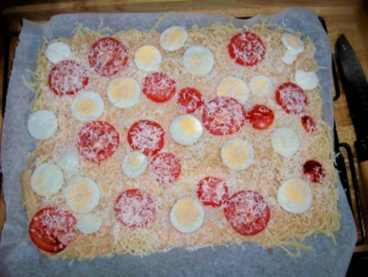 Spaghettipizza - Rezept - Bild Nr. 3