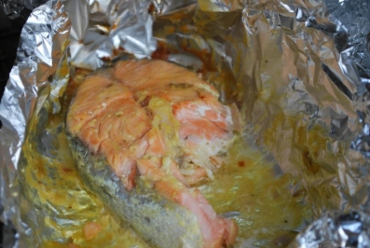 Bilder für Lachs in Fenchel-Senf-Marinade - Rezept