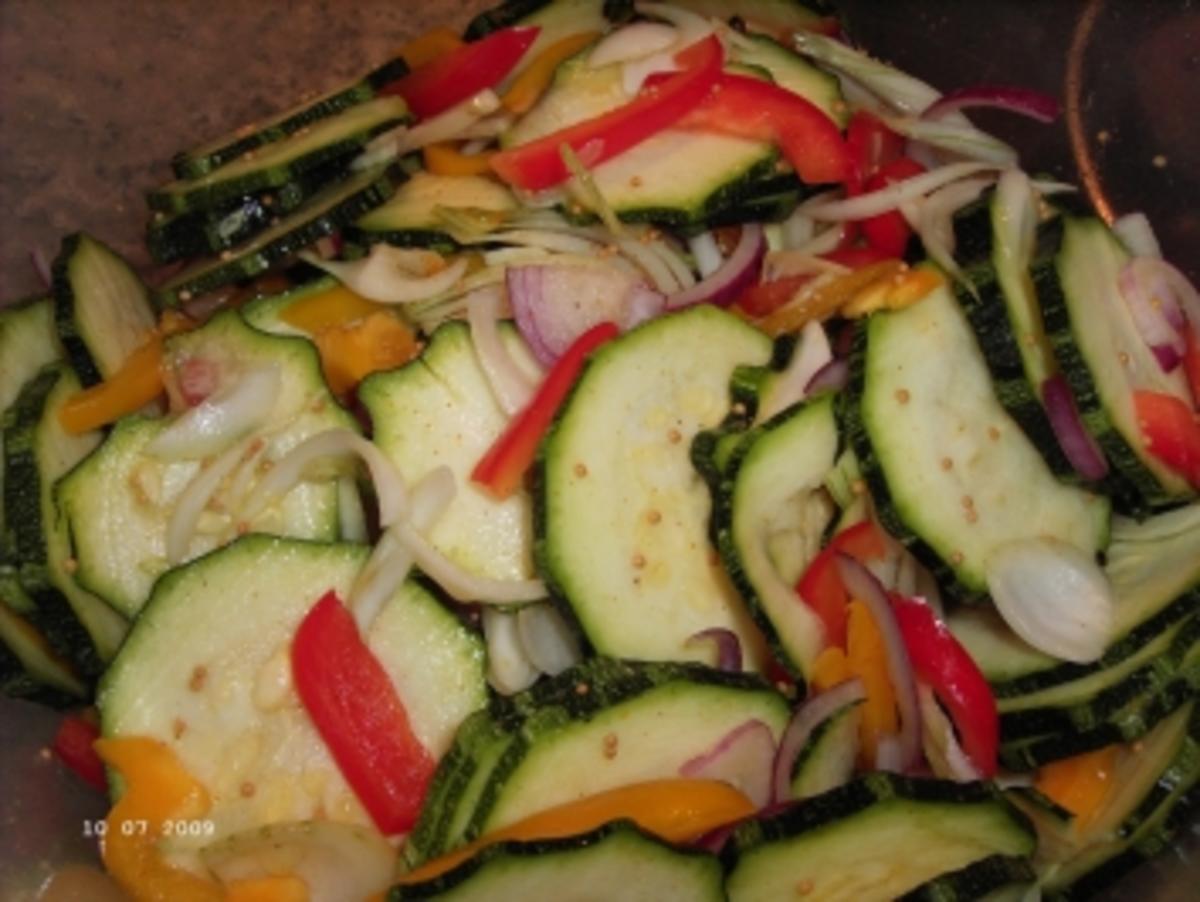 Bilder für Zucchini süss sauer - Rezept