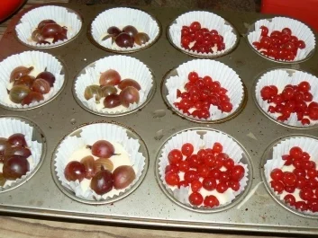 Beerenmuffins mit Baiserhäubchen a la Kräuterhexe - Rezept - Bild Nr. 5