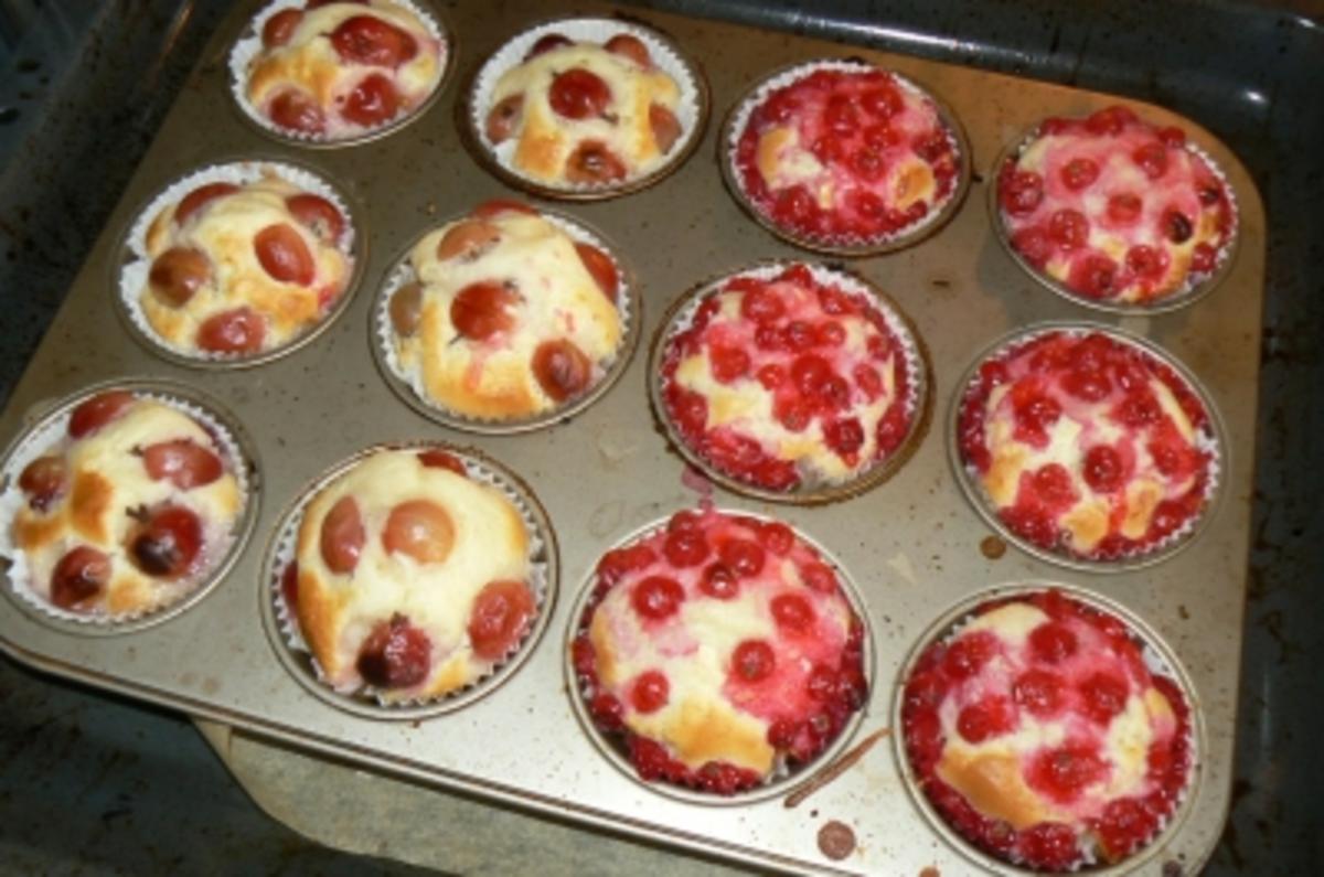 Beerenmuffins mit Baiserhäubchen a la Kräuterhexe - Rezept - Bild Nr. 6