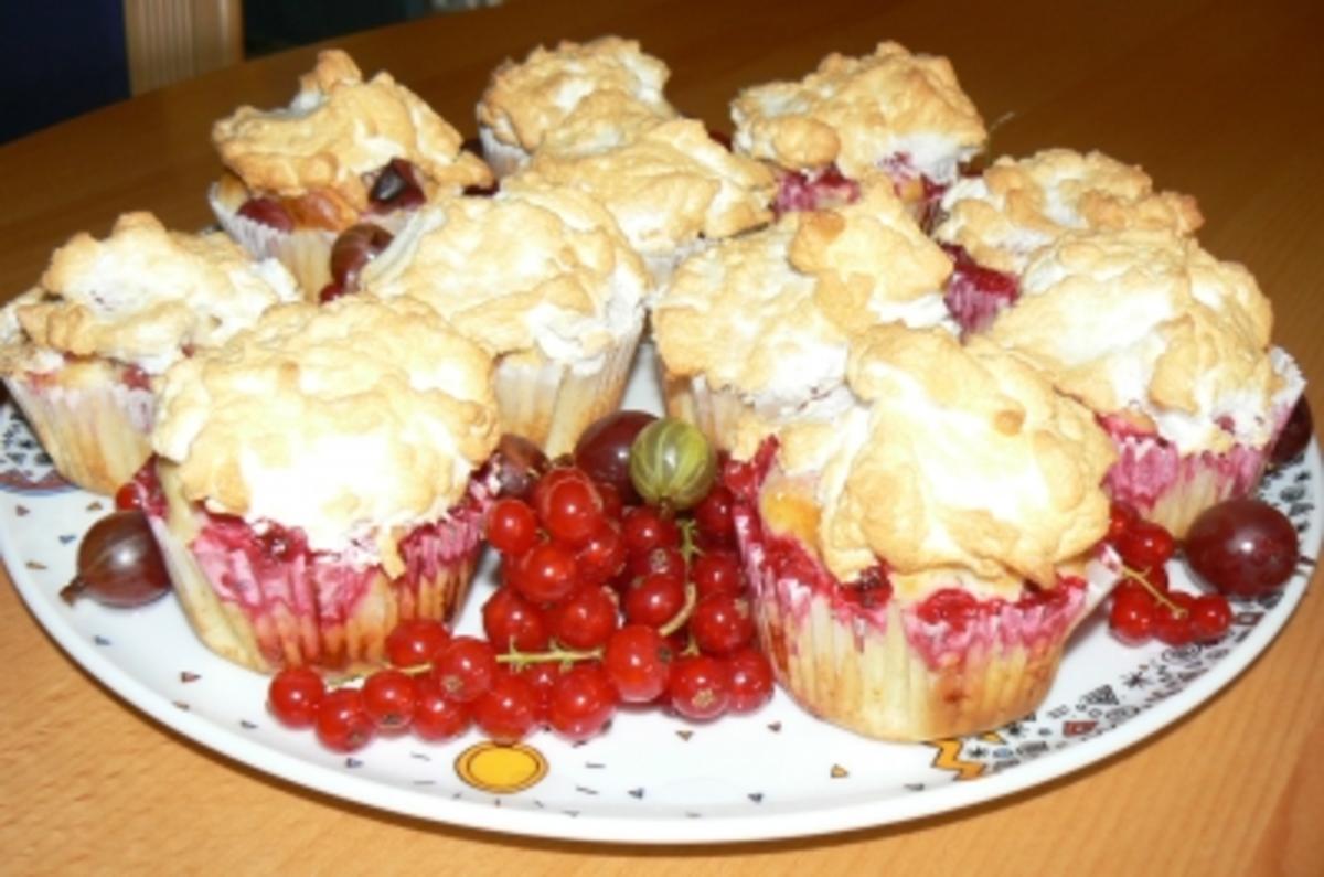 Beerenmuffins mit Baiserhäubchen a la Kräuterhexe - Rezept - Bild Nr. 9