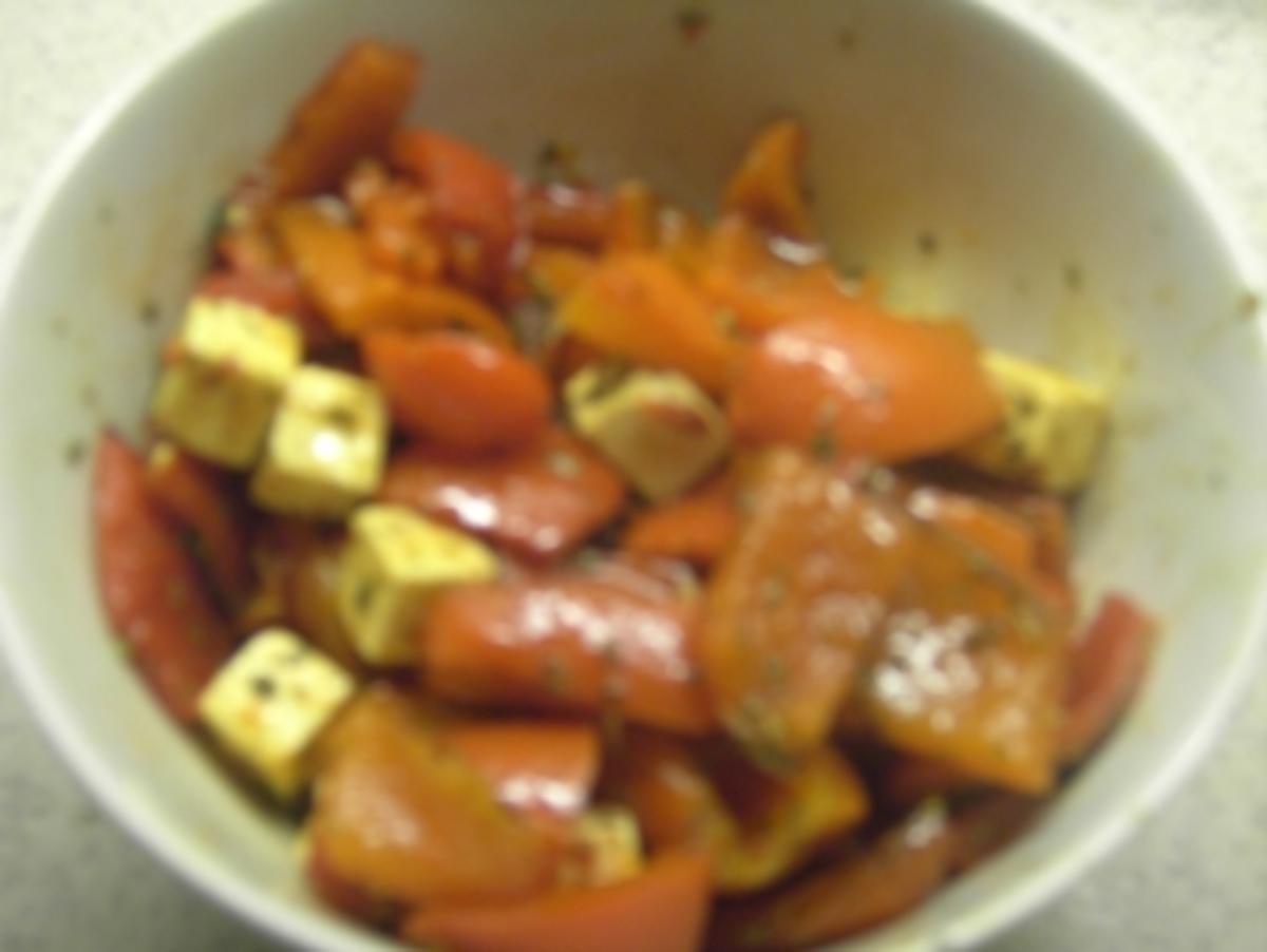 Vorspeisen - Vegetarisch - Marinierte Paprika mit Tortillachips - Rezept - Bild Nr. 2