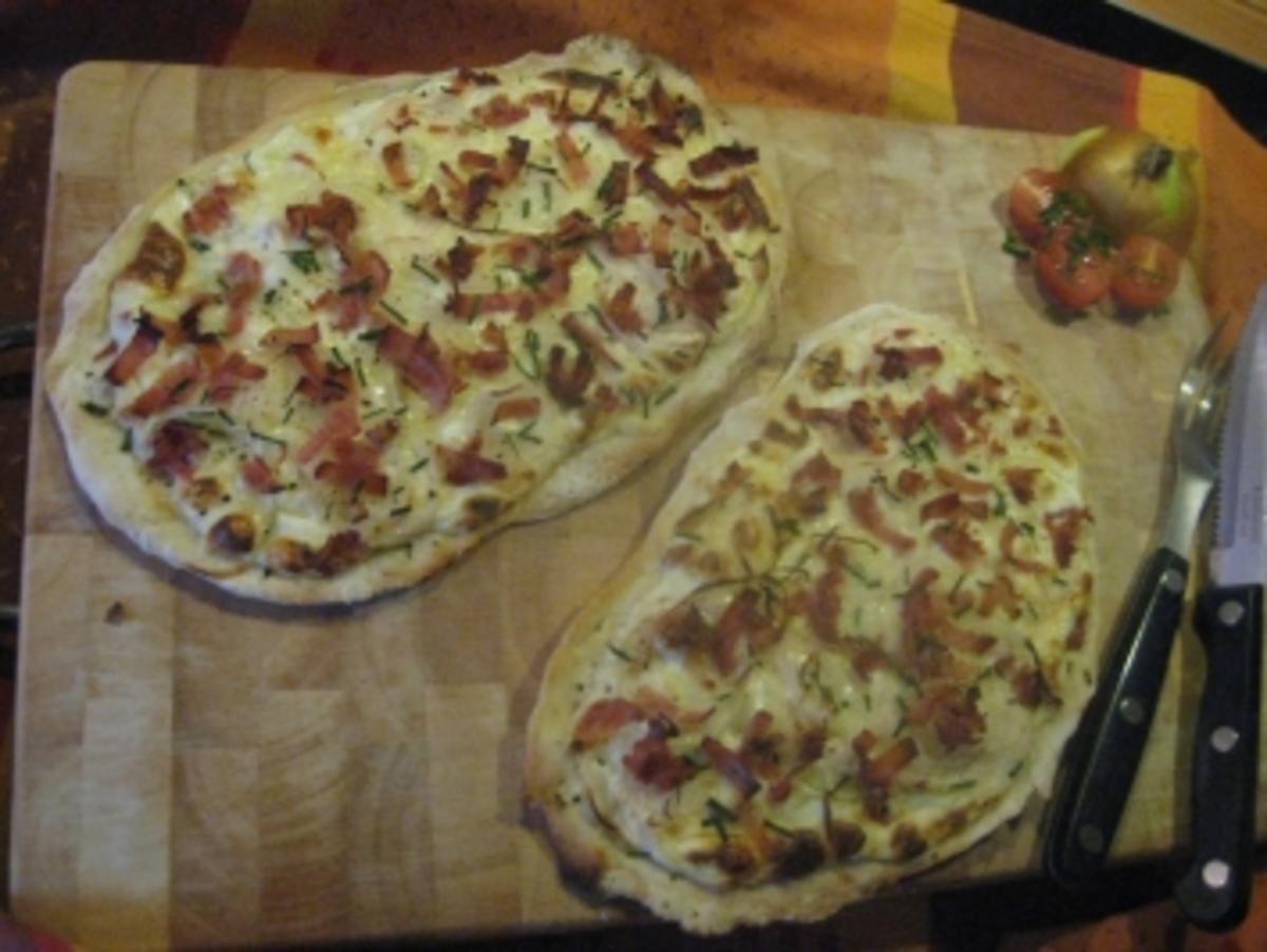 Flammkuchen-Pizza....Express - Rezept